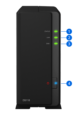 Giới thiệu NAS Synology DS118 5 Giới thiệu NAS Synology DS118 5