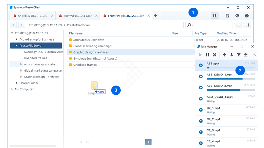Tốc độ truyền dữ liệu cực nhanh với Presto File Server của NAS Synology - Giải Pháp Làm Việc Từ Xa 7 sita tech 3