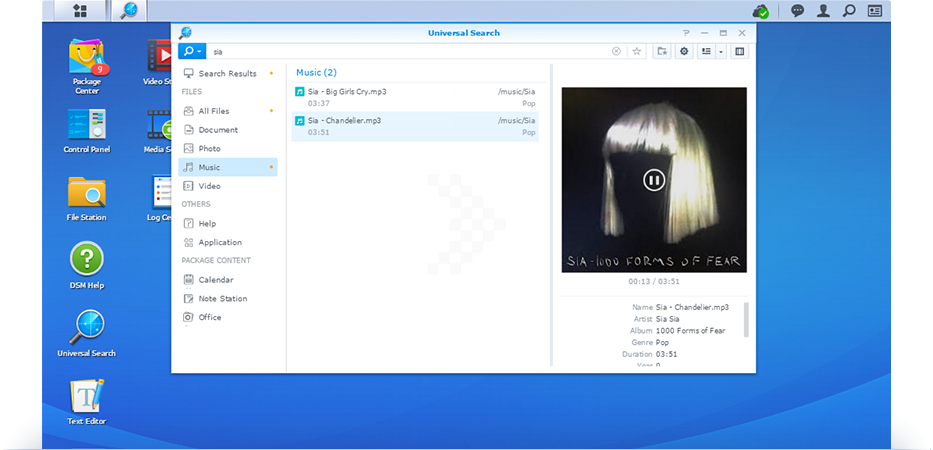 universal search screen 2