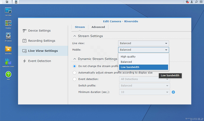 Tính năng trên điện thoại di động cho Surveillance Station 4
