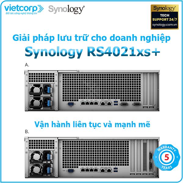 Giới thiệu thiết bị lưu trữ NAS Synology RS4021xs+ 2