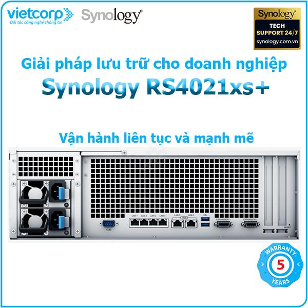 Giới thiệu thiết bị lưu trữ NAS Synology RS4021xs+ 6