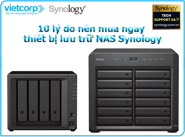 10 lý do nên mua ngay thiết bị lưu trữ NAS Synology 2