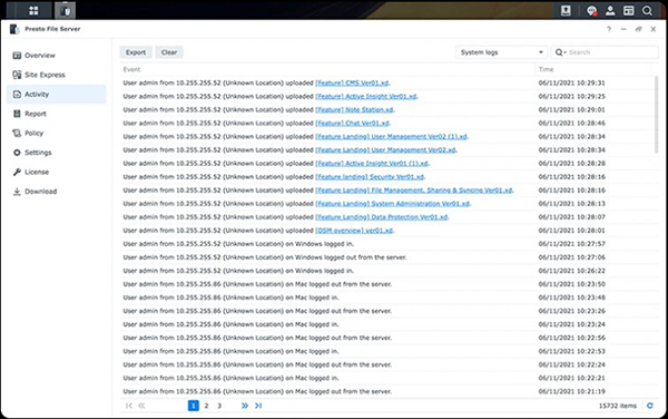 Synology Presto Giải pháp truyền tập tin tức thì 10 Synology Presto Giải pháp truyền tập tin tức thì 10