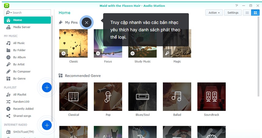 Audio Station - Thưởng thức các bài hát chất lượng cao trên NAS Synology của bạn 12 Audio Station - Thưởng thức các bài hát chất lượng cao trên NAS Synology của bạn 2