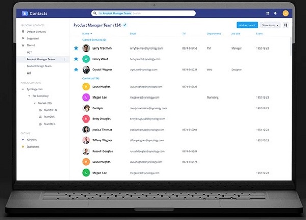 Synology Contacts - Tạo, quản lý, đồng bộ và chia sẻ danh bạ của bạn với bất kỳ ai 1