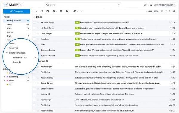Nâng cao hiệu quả làm việc với Synology MailPlus 4