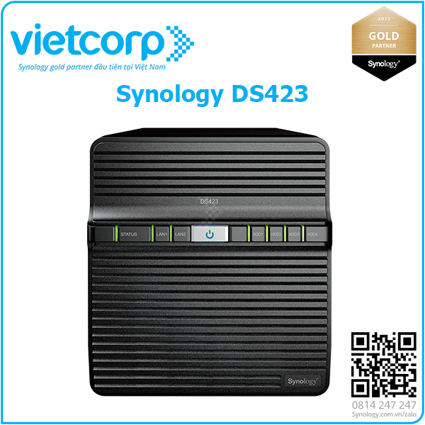 Synology® ra mắt DiskStation® DS423+ và DS423 7 Synology® ra mắt DiskStation® DS423