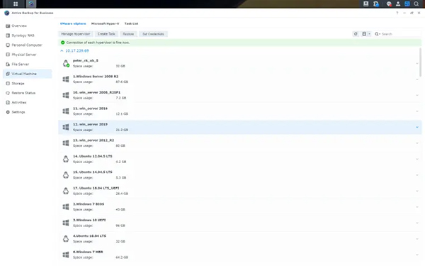active backup for business cho may ao 10