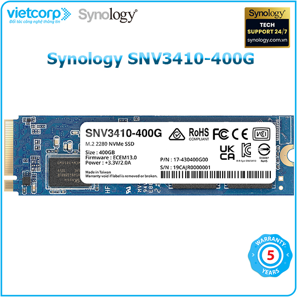 Công nghệ SSD Cache của Synology 9 o cung ssd nvme snv3410 400g 1