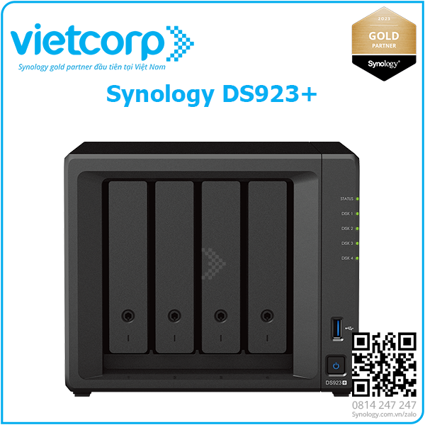 Thiết bị lưu trữ NAS Synology DS923+