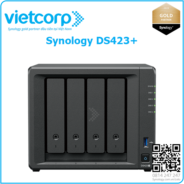 Synology® ra mắt DiskStation® DS423+ và DS423 8 Synology® ra mắt DiskStation® DS423+