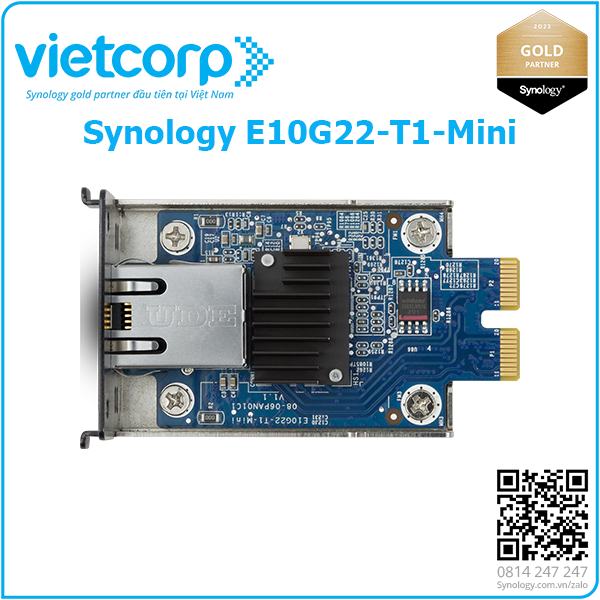 Ethernet Adapter Synology E10G22-T1-Mini tốc độ lên đến 10GbE
