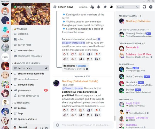 Server discord: Cách sử dụng dễ dàng cho người mới bắt đầu 2 Server-discord-giao-dien-than-thien