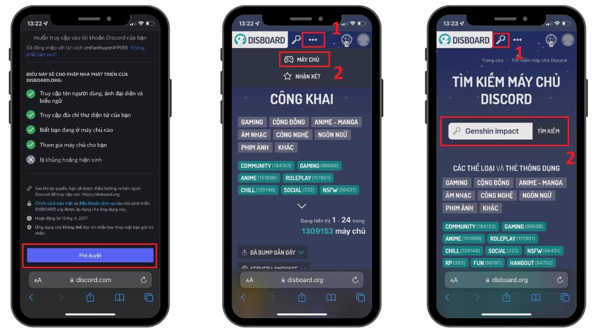 server-discord-dien-thoai