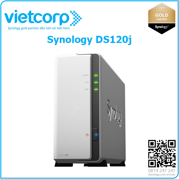 NAS Synology tốt nhất năm 2024 7 thiet-bi-luu-tru-nas-synology-ds120j
