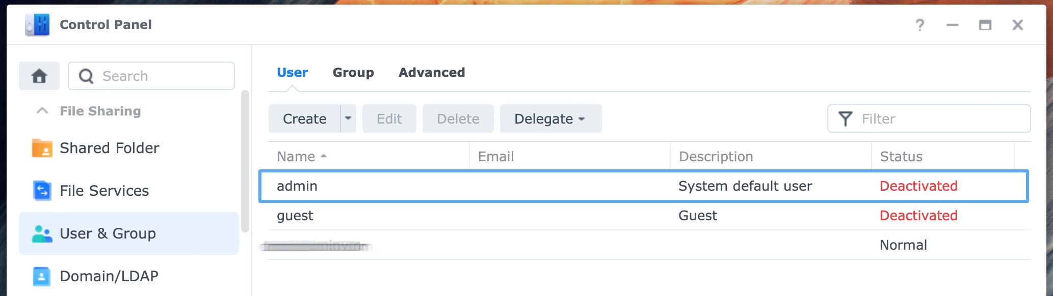 Mẹo giúp tăng hiệu quả bảo vệ dữ liệu trên NAS Synology 3 vo-hieu-hoa-tai-khoan-admin-giup-tang-hieu-qua-bao-ve-du-lieu-tren-nas-synology