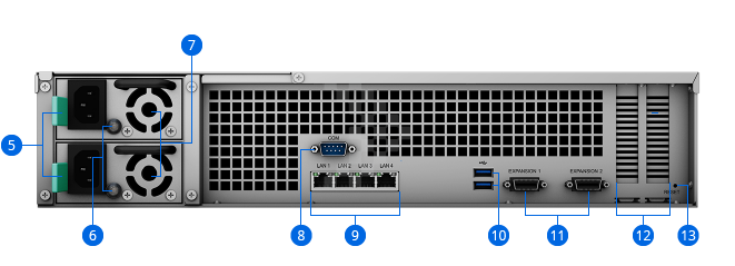 Thiết bị lưu trữ NAS Synology RS3621RPxs 7